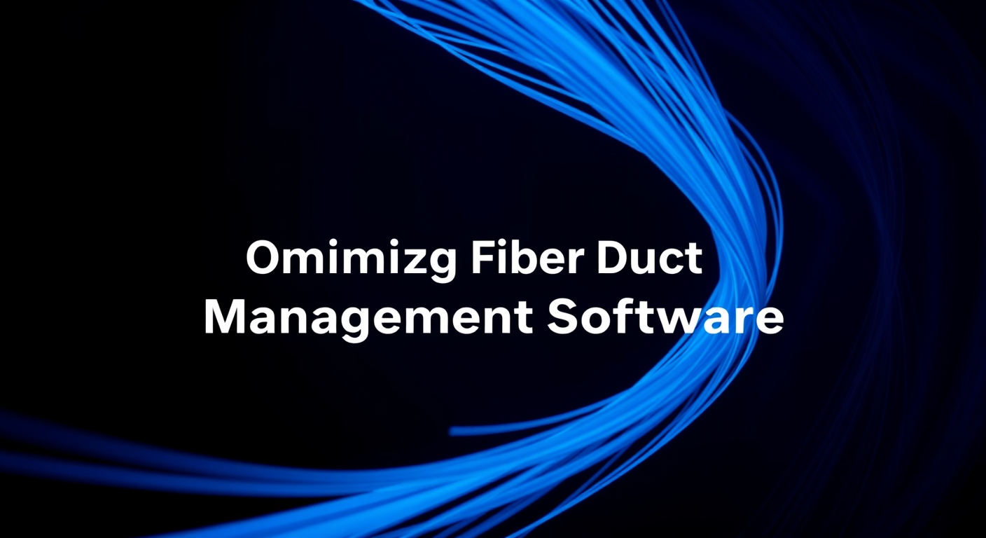 Optimizing Fiber Duct Management Software for 2026